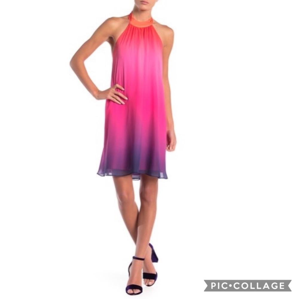 CeCe by Cynthia Steffe | Monte Ombre Halter Dress